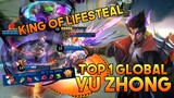 King of Lifesteal! Yu Zhong  Best Build [ Top 1 Global Yu Zhong ] - Mobile Legends