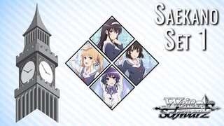 Saekano Set 1 Deck (Standby / Pants) | Deck Profile | Weiss Schwarz