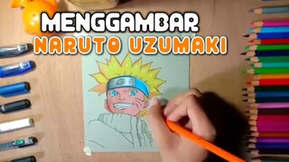 Teknik Warna untuk Menggambar Naruto Uzumaki Kecil😱😱