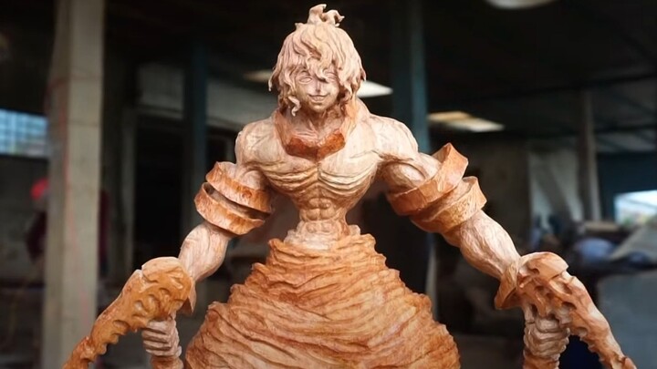 Jifutaro: Who dares to hit my sister? [Wooden carving Demon Slayer]
