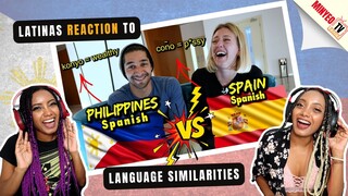 Latinas Reaction to FILIPINO vs SPANISH Language Similarities by Wil Dasovich - Minyeo TV 🇩🇴