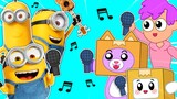THE MINION SONG! 🎵 (ft. ALPHABET LORE, RAINBOW FRIENDS, & MORE) (Official LankyBox Music Video)