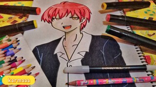 drawing karma akabane Assassination classroom!!! *bukan azab karma #bestofbest#assasinationclassroom