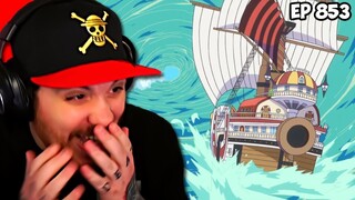 One Piece Episode 853 REACTION | The Green Room! An Invincible Helmsman, Jimbei!