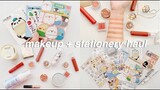 makeup + stationery haul | ft. YesStyle