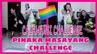 PITIK KALAMANSI CHALLENGE! WEARING HIGH HEELS sobrang saya!  | beki lovers | gay couple