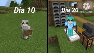 Sobrevivi 20 Dias En Minecraft Hardcore