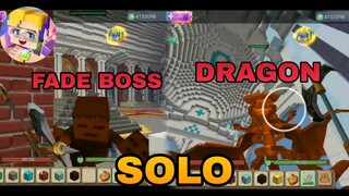 Alone in Mining Area kill the bosses in Sky Block(Blockman Go:Blocky Mods)