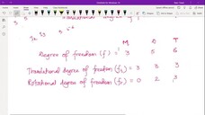 7. Degree of Freedom, Kinetic Theory of Gases