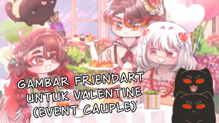 Gambar Friendart CAuple untuk Valentine