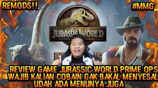 WAH KEREN BANGET GAME JURASSIC WORLD BARU UDAH ADA  GRAFIKNYA Mantap CUY