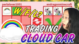 WHAT PEOPLE TRADE FOR CLOUD CAR IN ADOPT ME | W/F/L?? *Roblox Tagalog*