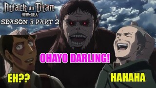 STRESS..!! - Semua Momen Lucu Attack on Titan Season 3 Part 2