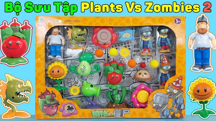 Mô Hình Plants vs Zombies 2, Chiến Binh Táo Đỏ Và Anh Chàng Hàng Xóm Crazy Dave | Mở Hộp TV