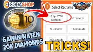 Codashop Tricks!! Sampo mo Gawin Naten 20K Diamonds sa Mobile Legends