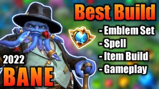 BANE BEST BUILD 2022 | TOP 1 GLOBAL BANE BUILD | BANE - MOBILE LEGENDS | MLBB