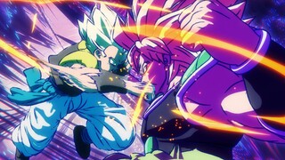 Gogeta terkuat di dimensi VS Broly terkuat dalam legenda, nikmati efek spesial pukulan paling keren