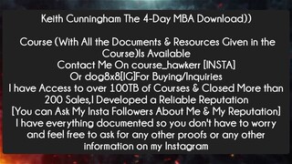 Keith Cunningham The 4-Day MBA Download Course Download