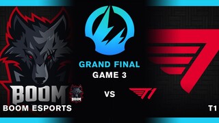 T1 vs BOOM Esports | Game 3 | Grand Final | DPC SEA Finals - Dota 2 2022