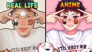 Speedpaint Sai v.2 | Real life VS Anime ft.BOOMKOOK 'K