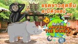 สัตว์เอ๋ย around the world EP.3 แรดขาวสุดซึมกับชะนีมือขาวตัวแสบ | สัตว์เอ๋ย