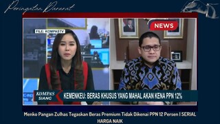 Beras Premium Tidak Kena Pajak 12%