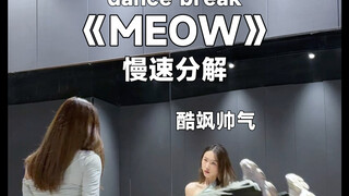 dance break比上一条难哦《MEOW》教学