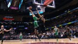 Jayson Tatum insane poster dunk on Jarrett Allen to force OT Celtics vs Cavs