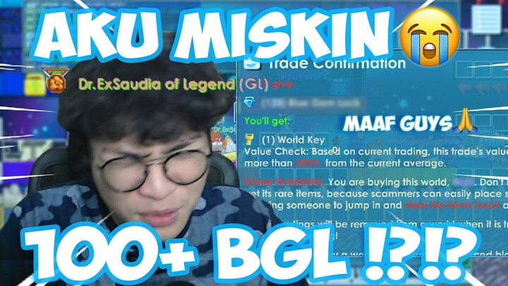 AKU HILANG 100+ BGL DEMI INI !! MAAF GUYS..
