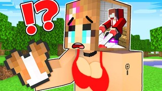 Maizen INSIDE GIRL ถอดเสื้อผ้าเล่นตลก - เรื่องตลกใน Minecraft (JJ และ Mikey)