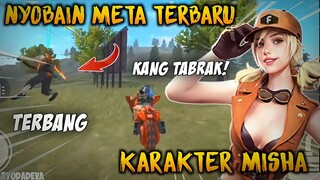 COBAIN KARAKTER MISHA❗KANG TABRAK LARI | AUTO JADI META BARU FREE FIRE