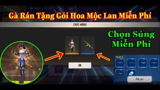 [Garena Free Fire]/Gà Rán Tiết Lộ Tặng Gói Hoa Mộc Lan Siêu Đẹp Miễn Phí Vĩnh Viễn,Sự Kiện Chọn Súng