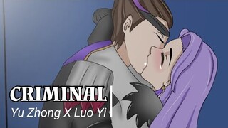 Criminal : MOBILE LEGENDS FANMADE ANIMATICS Yu Zhong X Luo Yi –Inspired by Animae!