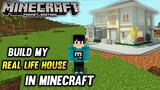 Minecraft | Build My Real Life House In Minecraft | Javi Phoenix| Tamil