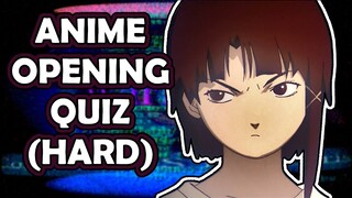 Anime Opening Quiz | Hard (50 Openings)