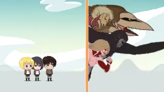 Chibi Titan Transformation Part 1-6 - Attack On Titan Animation -  Fan Animation