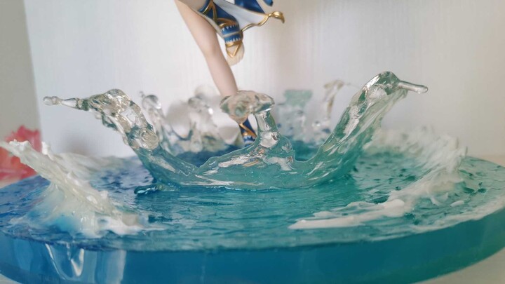 【Life】【UV water scenery】Making of a watter splash
