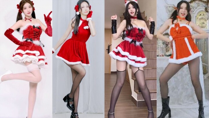 【Layar vertikal】 Edisi terbatas Natal ⚡️ Campuran Tari Jingle Bells "Kostum Spesial Natal"