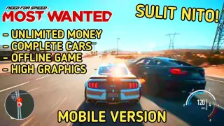 Need For Speed: Most Wanted Game on Android | Tagalog Gameplay + Tutorial