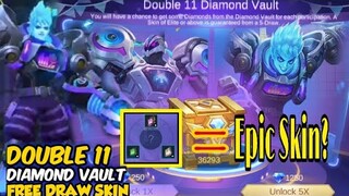 DOUBLE 11 DIAMOND VAULT FREE DRAWS | DOUBLE 11 EVENTS | MOBILE LEGENDS