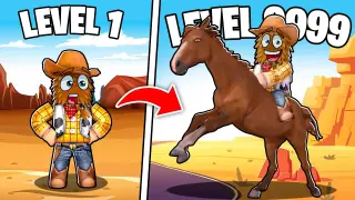 Becoming The STRONGEST Cowboy In Roblox