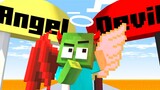 Monster School: Destiny run Challenge Angel vs Devil - Dancing Road | Minecraft Animation
