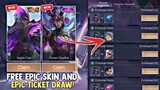 NEW! GET NOW YOUR FREE EPIC SKIN AND SPECIAL SKIN + TICKET DRAW REWARDS! | MOBILE LEGENDS 2023