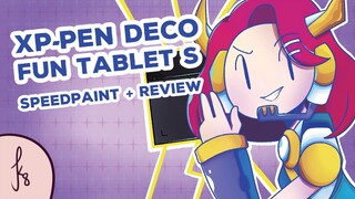 CyberKapoy Speedpaint + XP-PEN DECO FUN TABLET S UNBOXING REVIEW