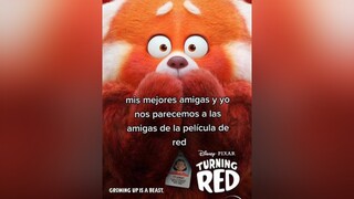 desde que vi la película me identifique machin. Las amo un montón turningred red movie Disney pixar fypシ  fyp