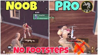 Tips And Tricks To Move No Footsteps - Fastest Player PUBG NEW STATE