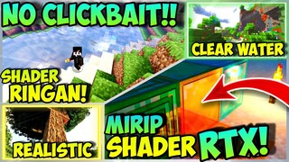 Keren! 3 SHADERS MCPE 1.17 smooth | Shaders Realistic water dan Sangat Ringan!! #rtx #shaders