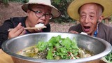 กวดวิชา ปลากะหล่ำดองฮ่องเต้หั่นเต๋าในชนบทของเสฉวน มาแล้ว น้ำซุปอร่อย 