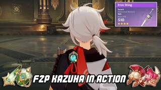 This is what an F2P Solo Kazuha looks like (Level 90 Kazuha) | Genshin Impact