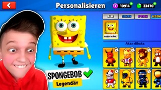 GRATIS SPONGEBOB SKIN in STUMBLE GUYS, wenn FINN die RUNDE GEWINNT! 😎